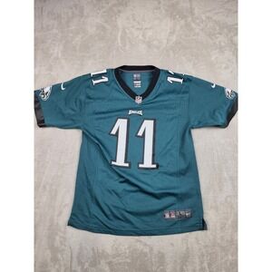 Nike Carson Wentz Philadelphia Eagles Jersey Kids L 14/16 Green NFL On Field